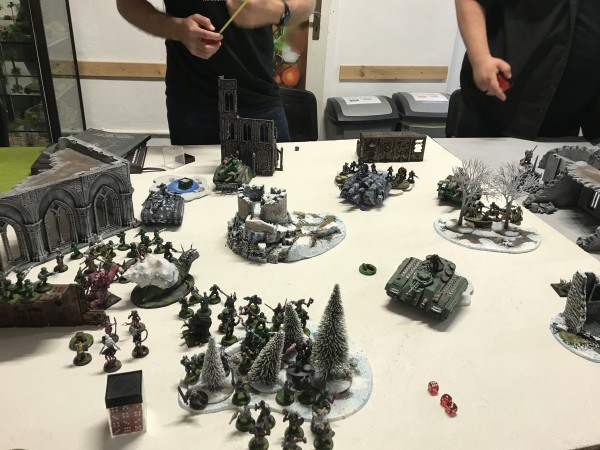 Meine Reneganten Infanterie gegen Impse Panzer