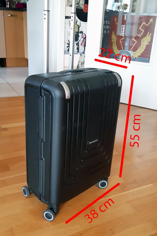 Der Koffer und seine Maße