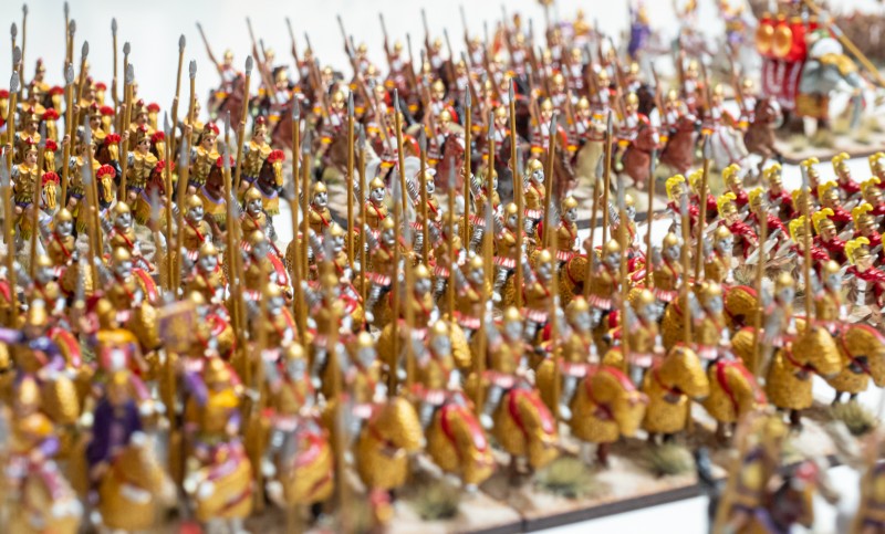 Seleucid_09.jpg (1.29 MiB) 6210 mal betrachtet Blick durch den Lanzenwald der Cataphracts