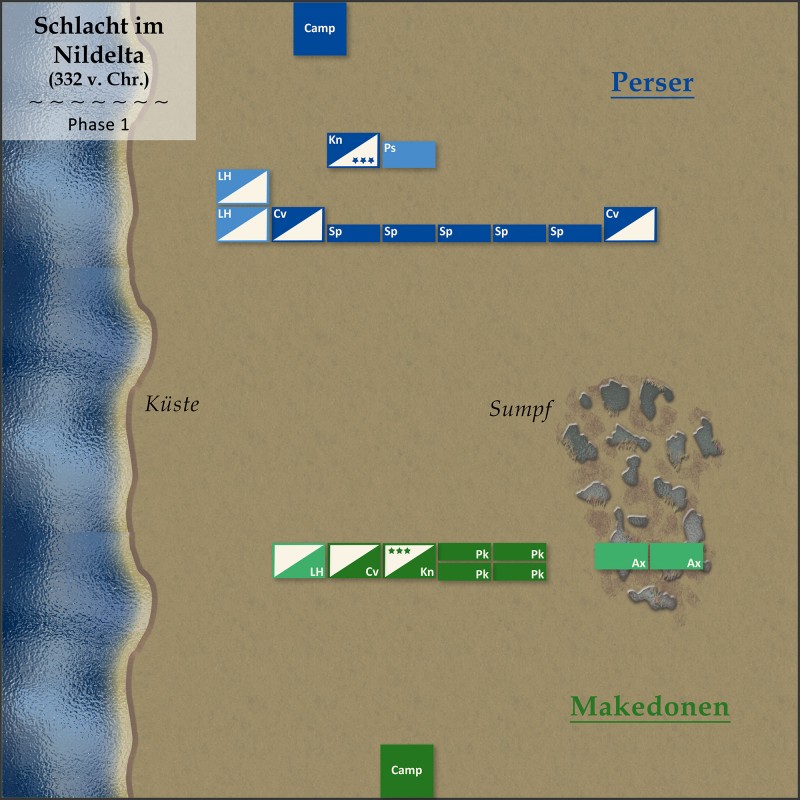 DBA-Kampagne Conquest of Persia - Schlacht im Nildelta 332 (1).jpg