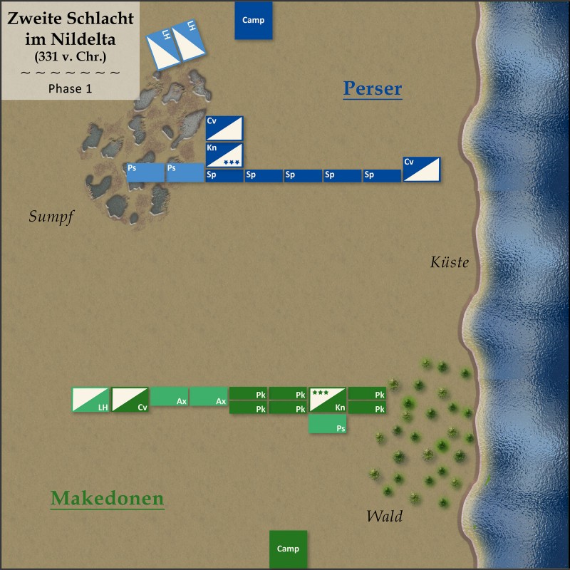 DBA-Kampagne Conquest of Persia - Zweite Schlacht im Nildelta 331 (1).jpg