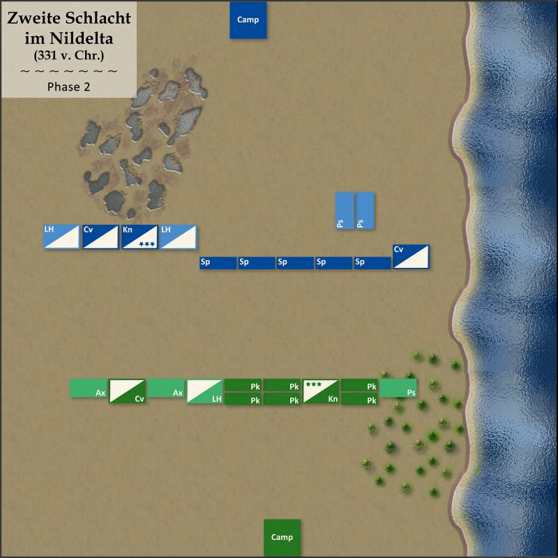 DBA-Kampagne Conquest of Persia - Zweite Schlacht im Nildelta 331 (2).jpg