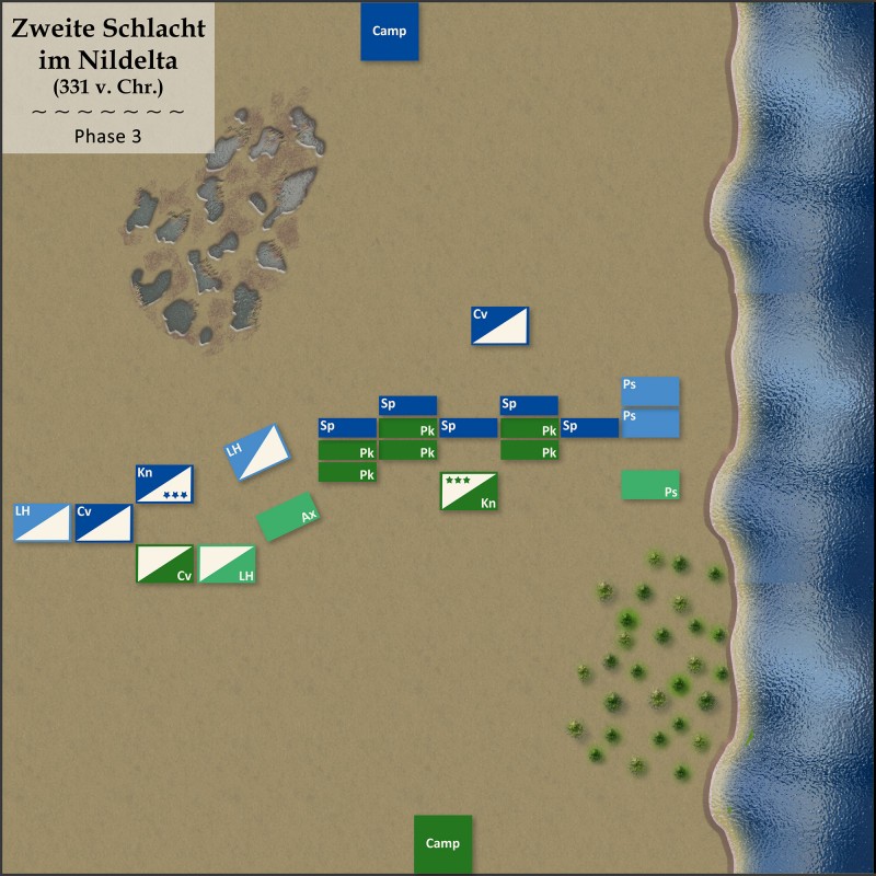 DBA-Kampagne Conquest of Persia - Zweite Schlacht im Nildelta 331 (3).jpg